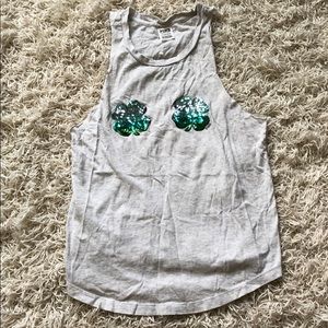 VS Pink Shamrock Tank